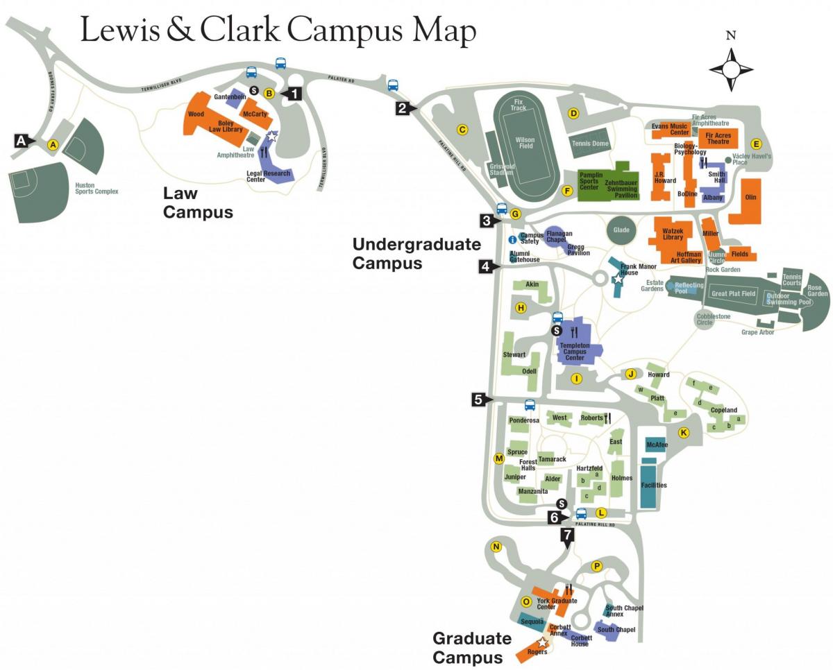 harta e lewis dhe klark Kolegj