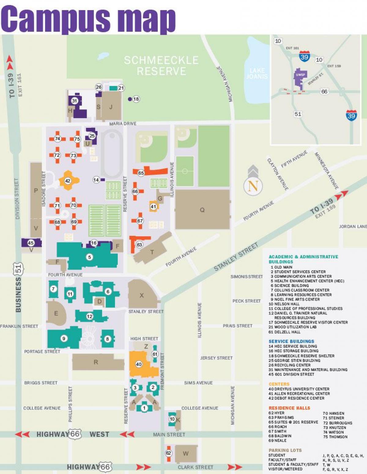 harta e Portland state University