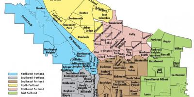 Harta e zonimit Portland