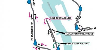 Harta e Portland maratone