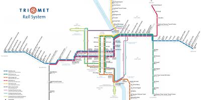 Portland metro hartë