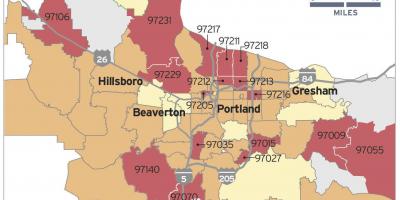 Radonit hartë në Portland